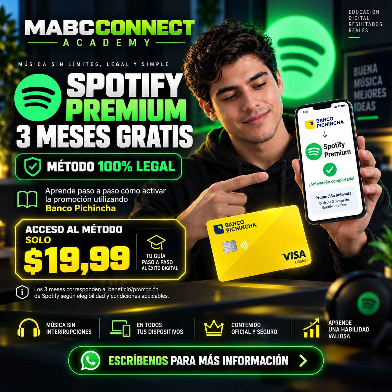 Spotify 3 meses ilimitado  - Método Legal
